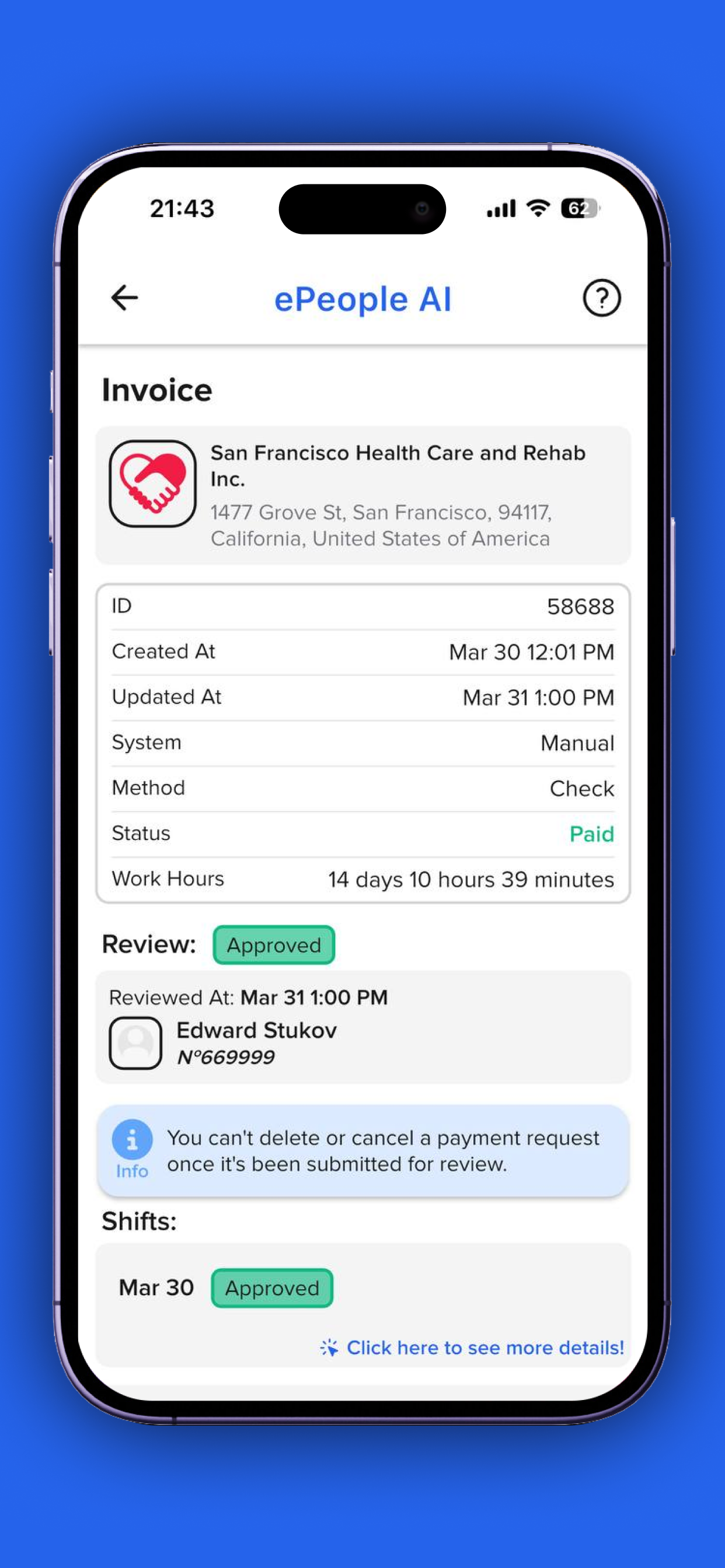 EPEOPLE — HEALTHCARE WORKFORCE ECOSYSTEM screenshot 3