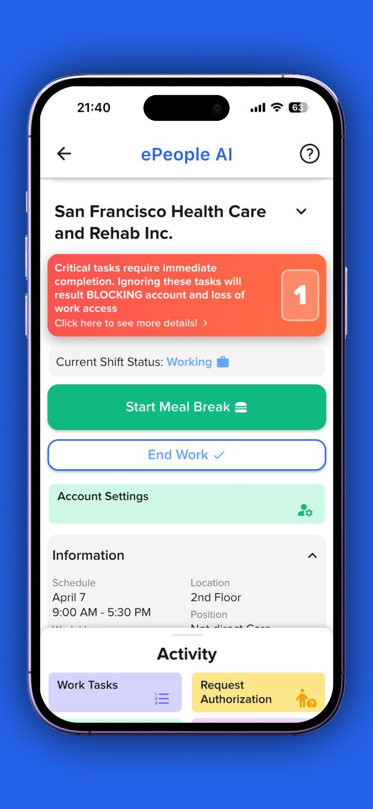 EPEOPLE — HEALTHCARE WORKFORCE ECOSYSTEM screenshot 6